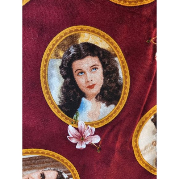 Gone With The Wind Cotton Fabric 1 Yard Scarlett Rhett Ashley Melanie Quilting M - Picture 6 of 11